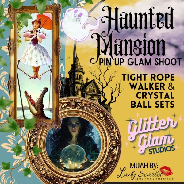 Haunted Mansion Pin Up Photoshoot